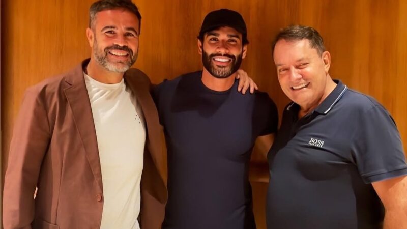 Torcedor do Cruzeiro, Gusttavo Lima se encontra com Artur Jorge e Pedro Lourenço