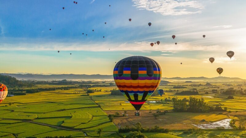 Primeiro Campeonato Catarinense de Balonismo acontece na capital dos Canyons