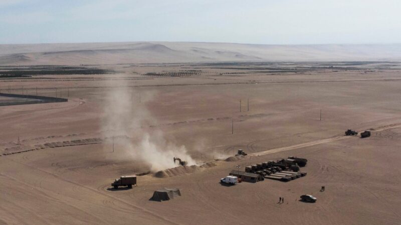 Chile inicia construção de muro na fronteira com Peru; veja primeiras fotos