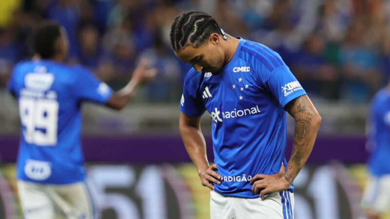 Cruzeiro em alerta: 71% dos times que não venceram até a oitava rodada foram rebaixados