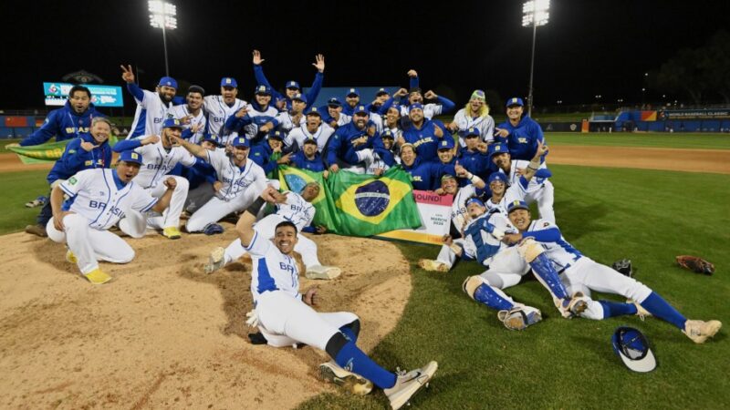 Com jogadores do Alto Tietê, Brasil estreia no Mundial de Beisebol nos EUA