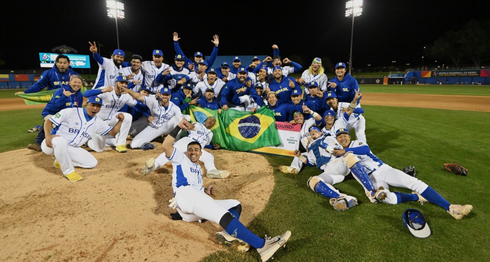 Com jogadores do Alto Tietê, Brasil estreia no Mundial de Beisebol nos EUA