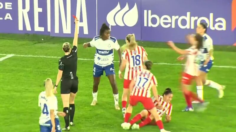 Gio Garbelini, do Atlético, nega acusação de racismo na Copa da Rainha: “Simplesmente não aconteceu”