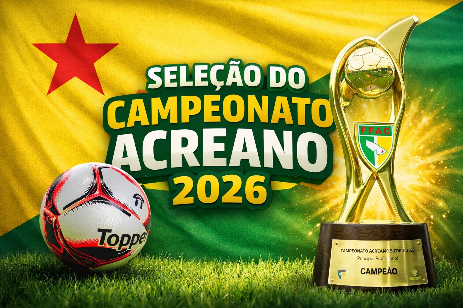 Santa Cruz-AC é maioria na Seleção do Campeonato Acreano 2026 eleita pela Acea; veja time ideal