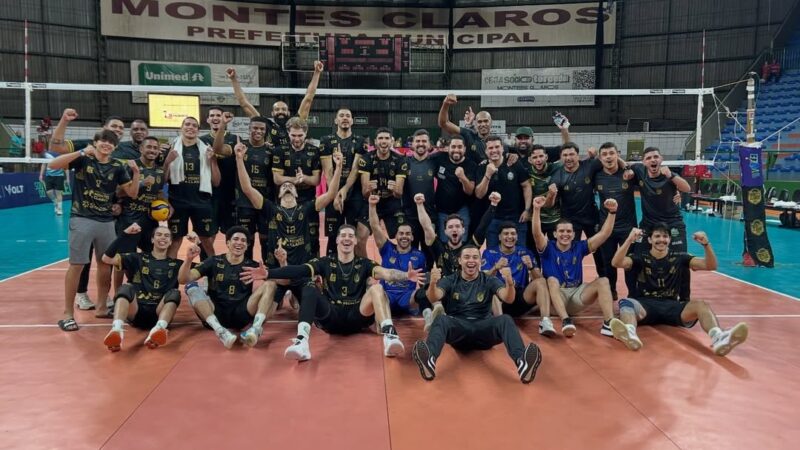 Montes Claros vence o Mogi novamente e avança às semifinais da Superliga B Masculina