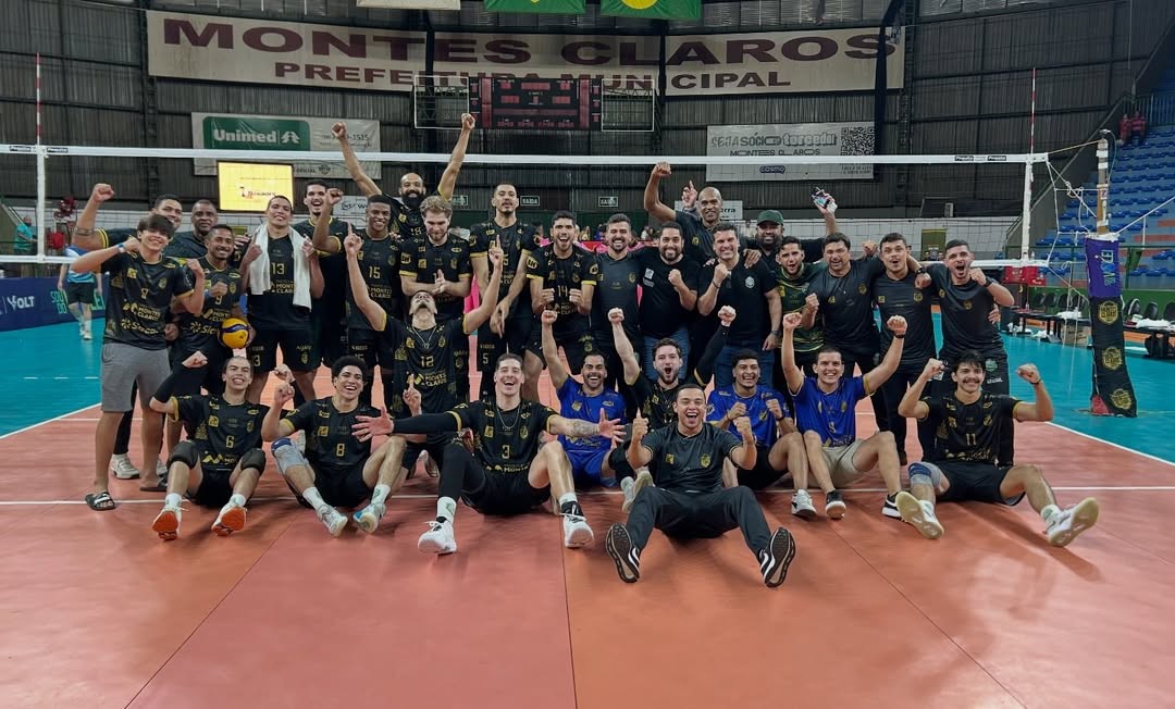 Montes Claros vence o Mogi novamente e avança às semifinais da Superliga B Masculina