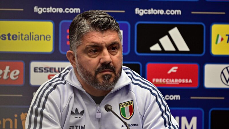 Gattuso admite pressão para levar a Itália de volta à Copa do Mundo: “Sinto um país nas costas”