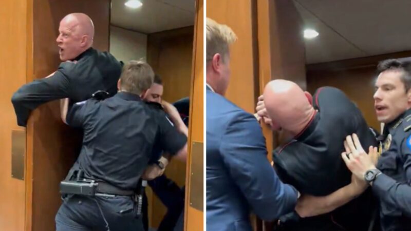 É #FATO: Veterano é expulso à força de audiência no Senado dos EUA após criticar guerra contra o Irã; assista ao vídeo