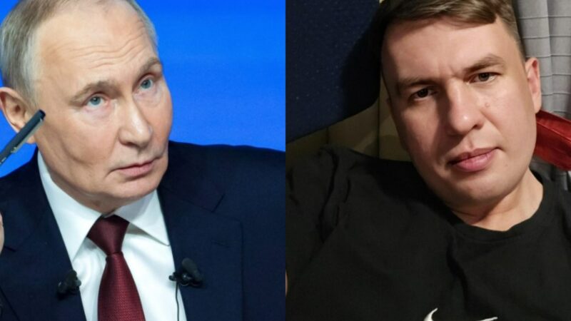 Blogueiro se volta contra Putin e é internado em manicômio