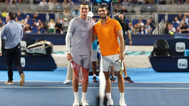 Miami Open 2026: siga Carlos Alcaraz x João Fonseca