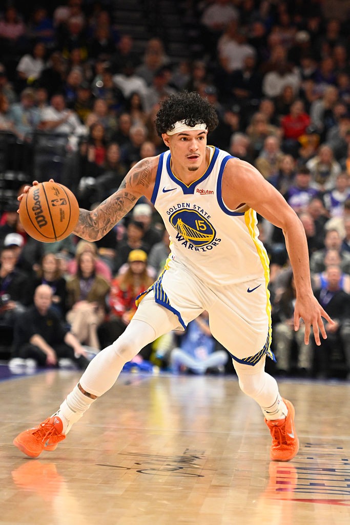 Segundo a mais atuar pelos Warriors, Gui Santos fica perto de duplo-duplo em derrota para o Jazz