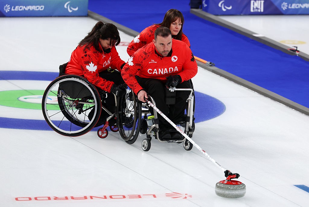 Canadense faz jogada espetacular no curling das Paralimpíadas; assista