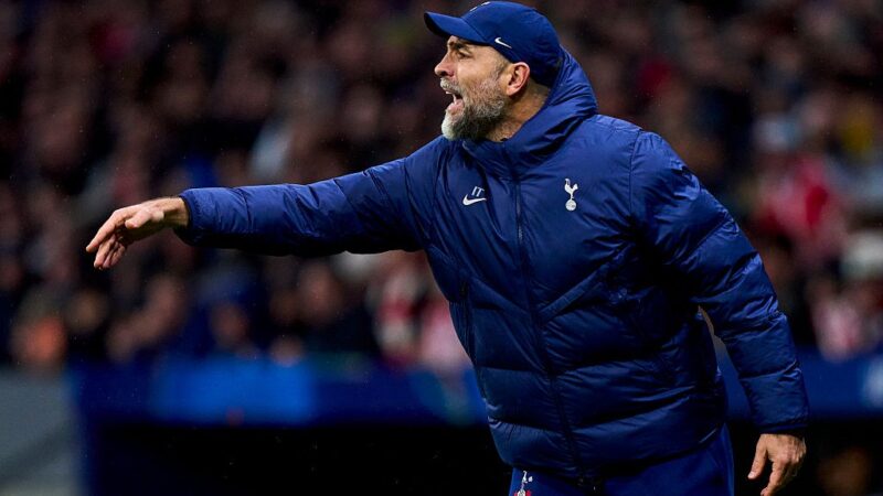 Tottenham anuncia a demissão de Igor Tudor após menos de dois meses de trabalho