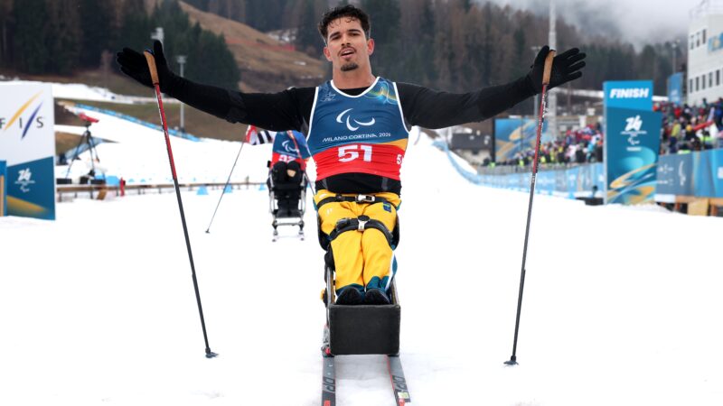 Cristian Ribera e Aline Rocha ficam em 5° na prova dos 20km no último dia das Paralimpíadas de Inverno