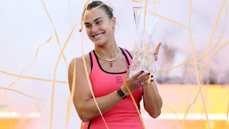 Sabalenka é bicampeã do Miami Open e completa Sunshine Double