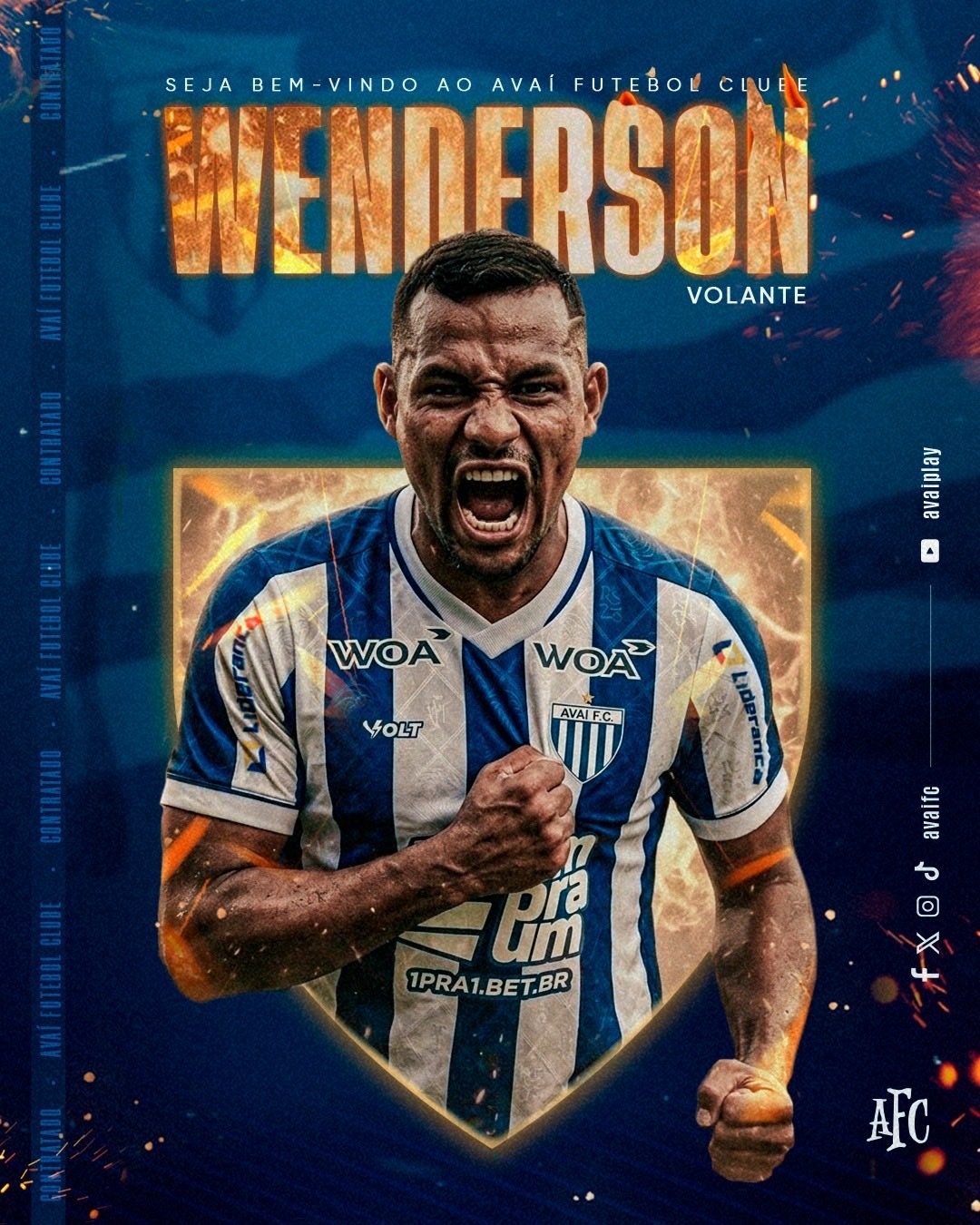 Avaí contrata volante do futebol sueco