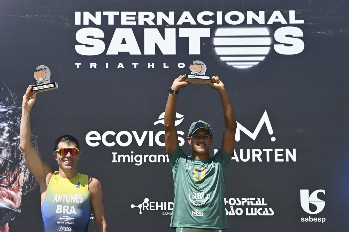 Rafael Caldeira vence o 34º Triathlon Internacional de Santos