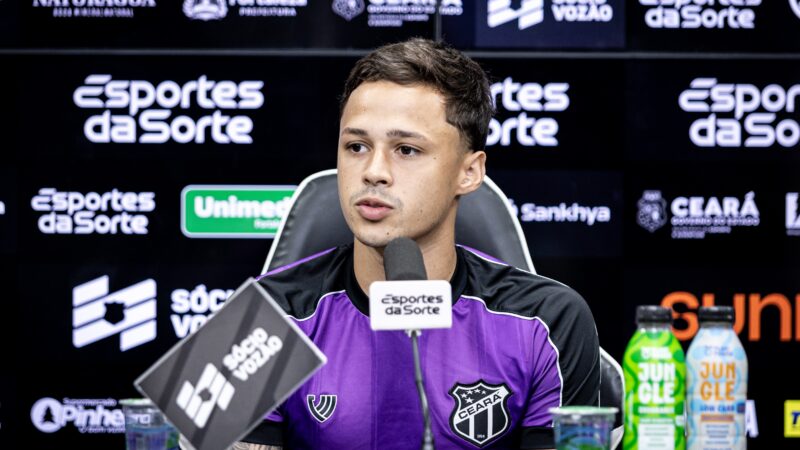 Matheus Araújo projeta jogo com Maranhão e quer “mostrar a força do Ceará”
