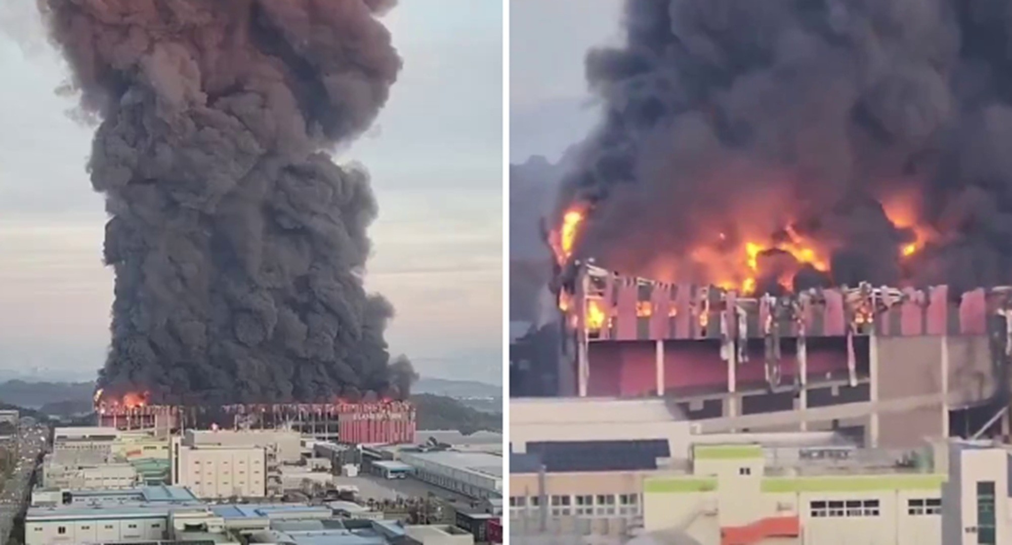 É #FAKE que vídeo mostre ‘explosão apocalíptica’ no Irã após ataque dos EUA; cena exibe incêndio de 2025 na Coreia do Sul