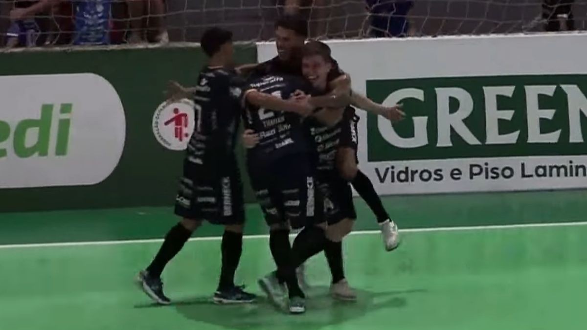 São Lourenço goleia o Tubarão pela 1ª rodada do Catarinense de Futsal Série Ouro