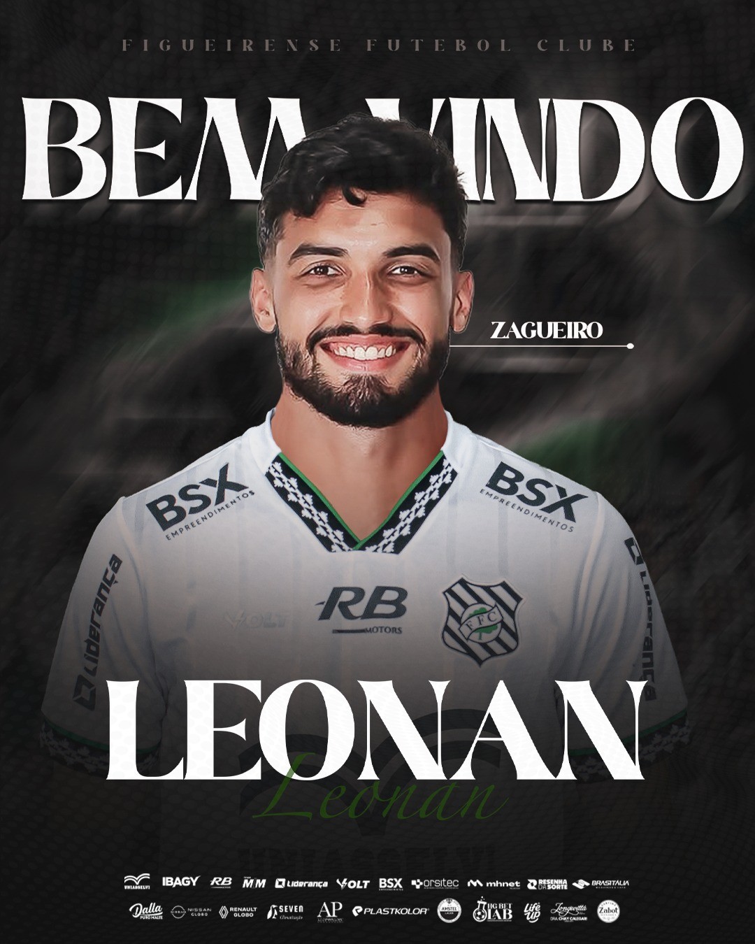 Figueirense acerta empréstimo do zagueiro Leonan até fim de 2026