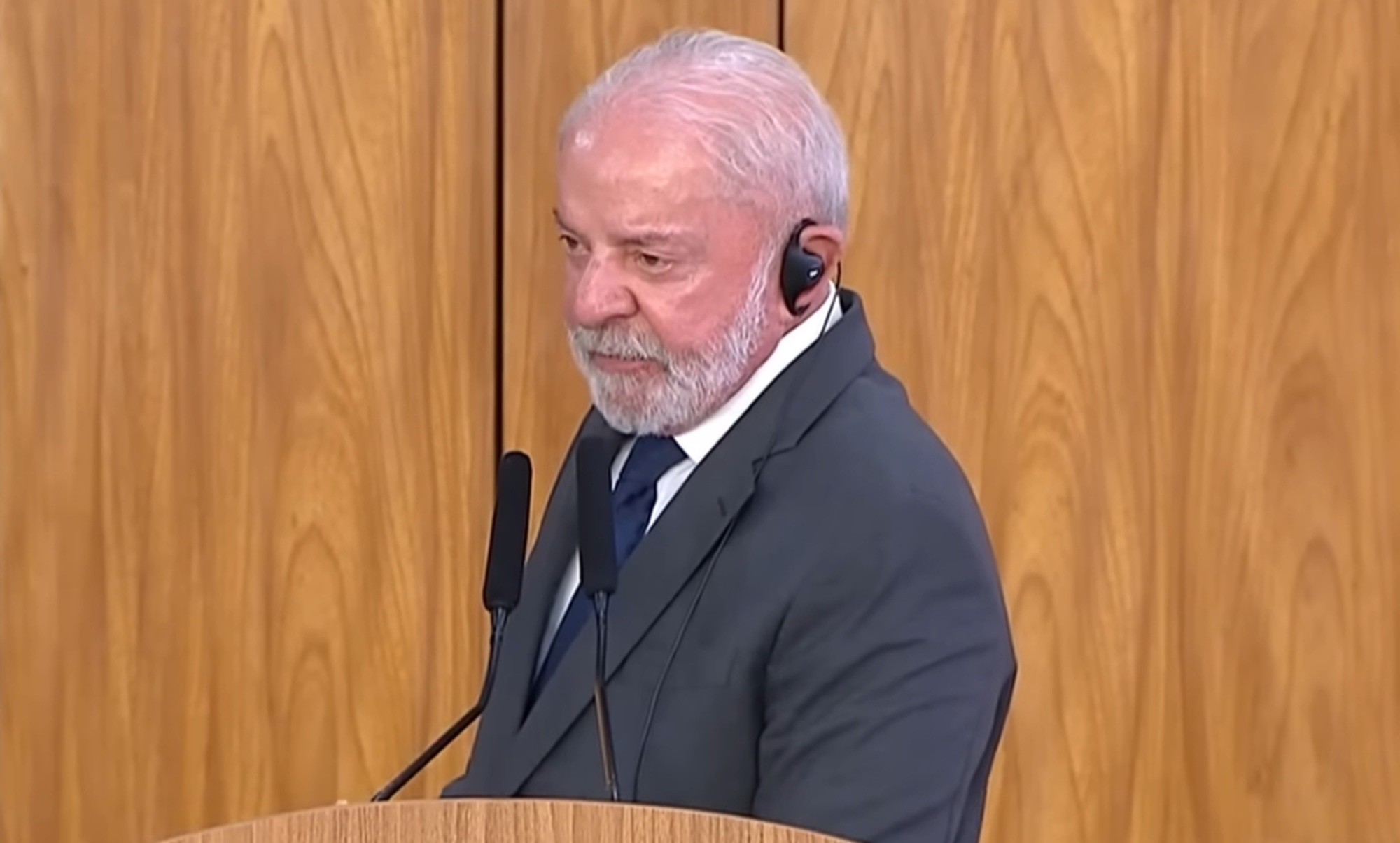 É #FAKE que Lula disse que Brasil ‘está sob ameaça real de invasão’ em discurso durante encontro com presidente da África do Sul