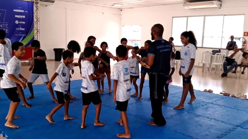 Manhã Esportiva reúne jovens atletas em ação social do Troféu Mirante Esporte