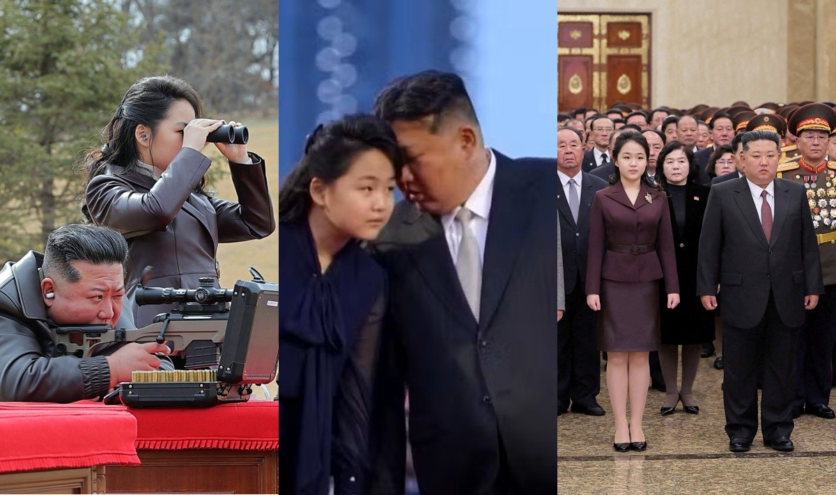 Tiros, teste de míssil e mais: ‘rolês’ de Kim Jong-un com filha de 13 anos viralizam nas redes e reforçam rumores de sucessão