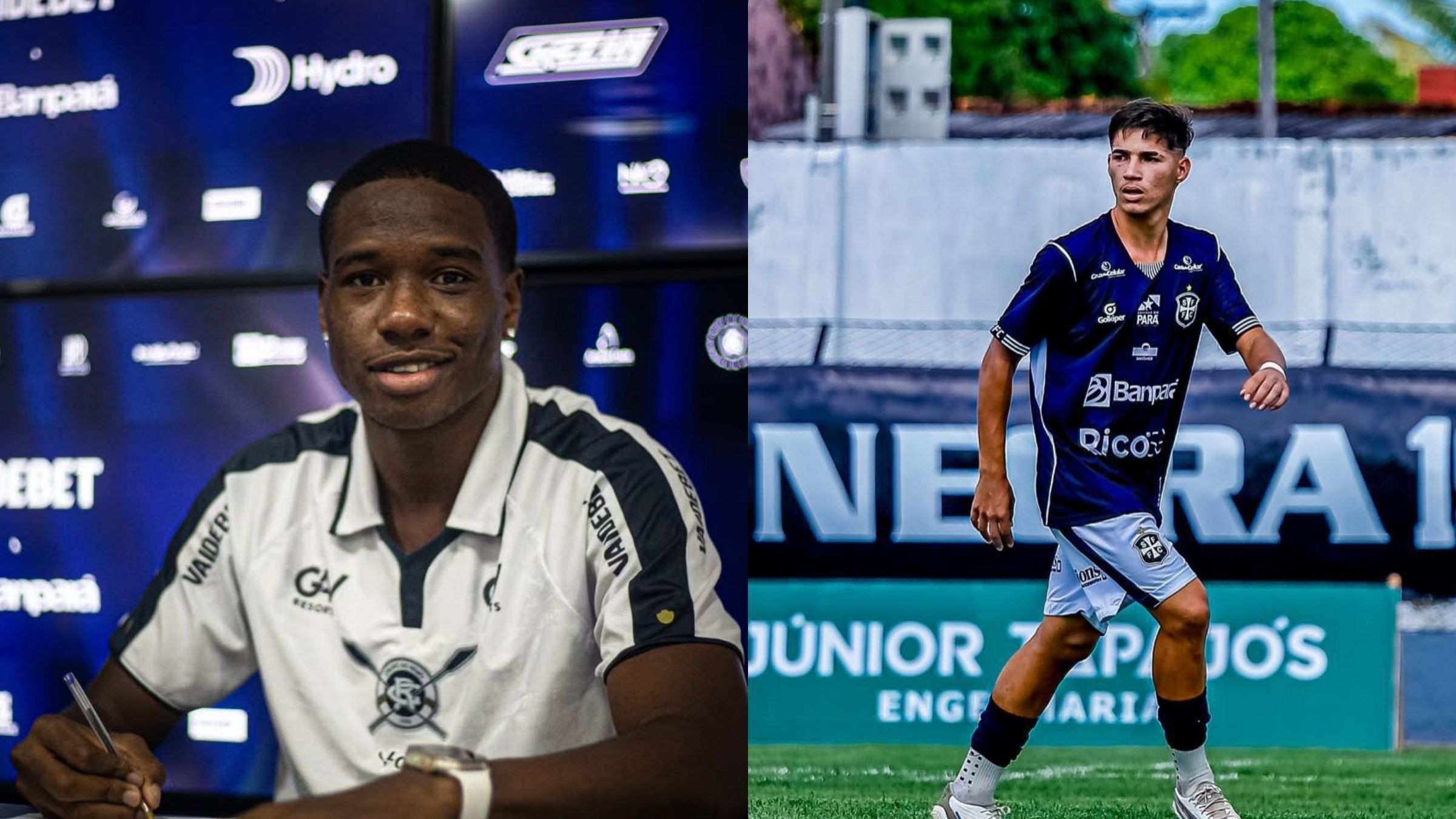 Remo reforça a base com dupla santarena formada por atacante colombiano e meia