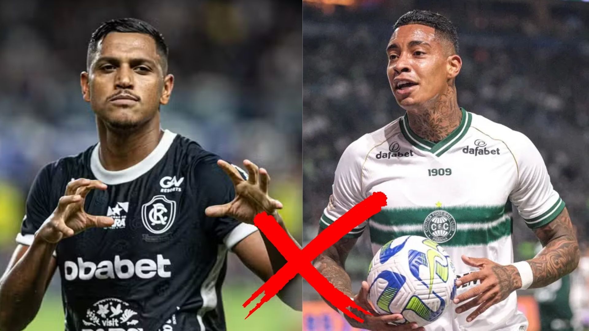 Chance de lei do ex em dose dupla: Pedro Rocha e Alef Manga medem forças em Coritiba e Remo