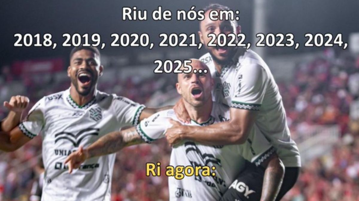 Rebaixamento do Figueirense gera memes e zoação de rivais: “Boa noite e Bons sonhos”