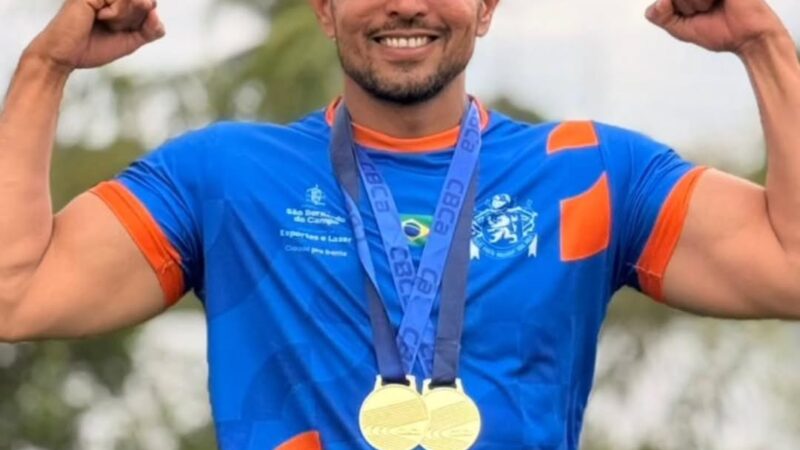 Paracanoísta Luís Carlos Cardoso abre temporada com dois ouros na Copa Brasil de Paracanoagem