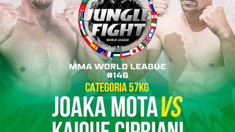 MMA: Mato-grossense Kaique Cipriani busca segunda vitória no Jungle Fight 146 World League