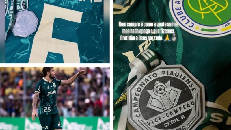 Atletas do Atlético-PI usam redes sociais para comentar vice-campeonato no Piauiense de 2026