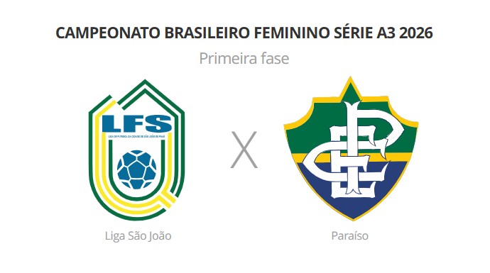 Liga São João x Paraíso: veja onde assistir ao vivo, horário e prováveis escalações