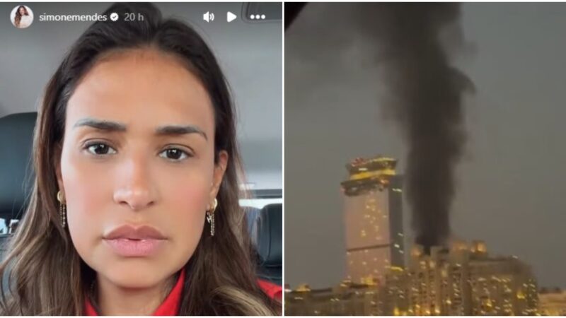 Simone Mendes volta de viagem de Dubai e se assusta ao saber de fogo em hotel onde estava: ‘Desesperador’