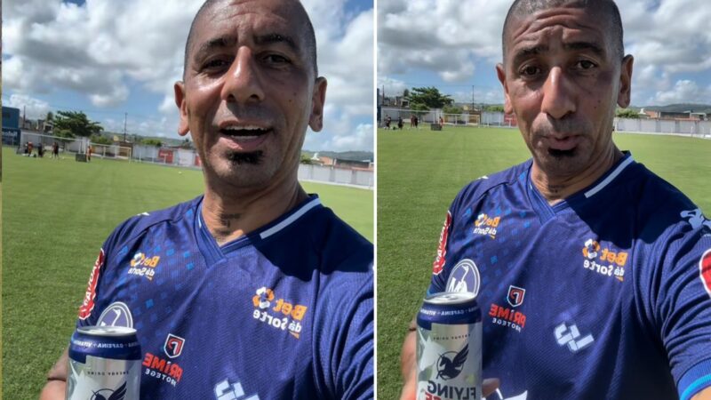 Ídolo do Náutico, Acosta posa com a camisa do Maguary