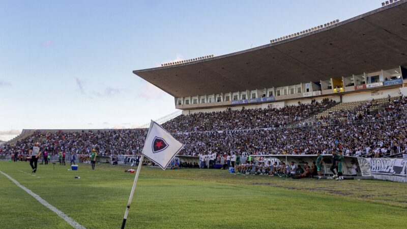 Aproveitamento de 66% no Almeidão é uma das “armas” do Botafogo-PB contra Serra Branca