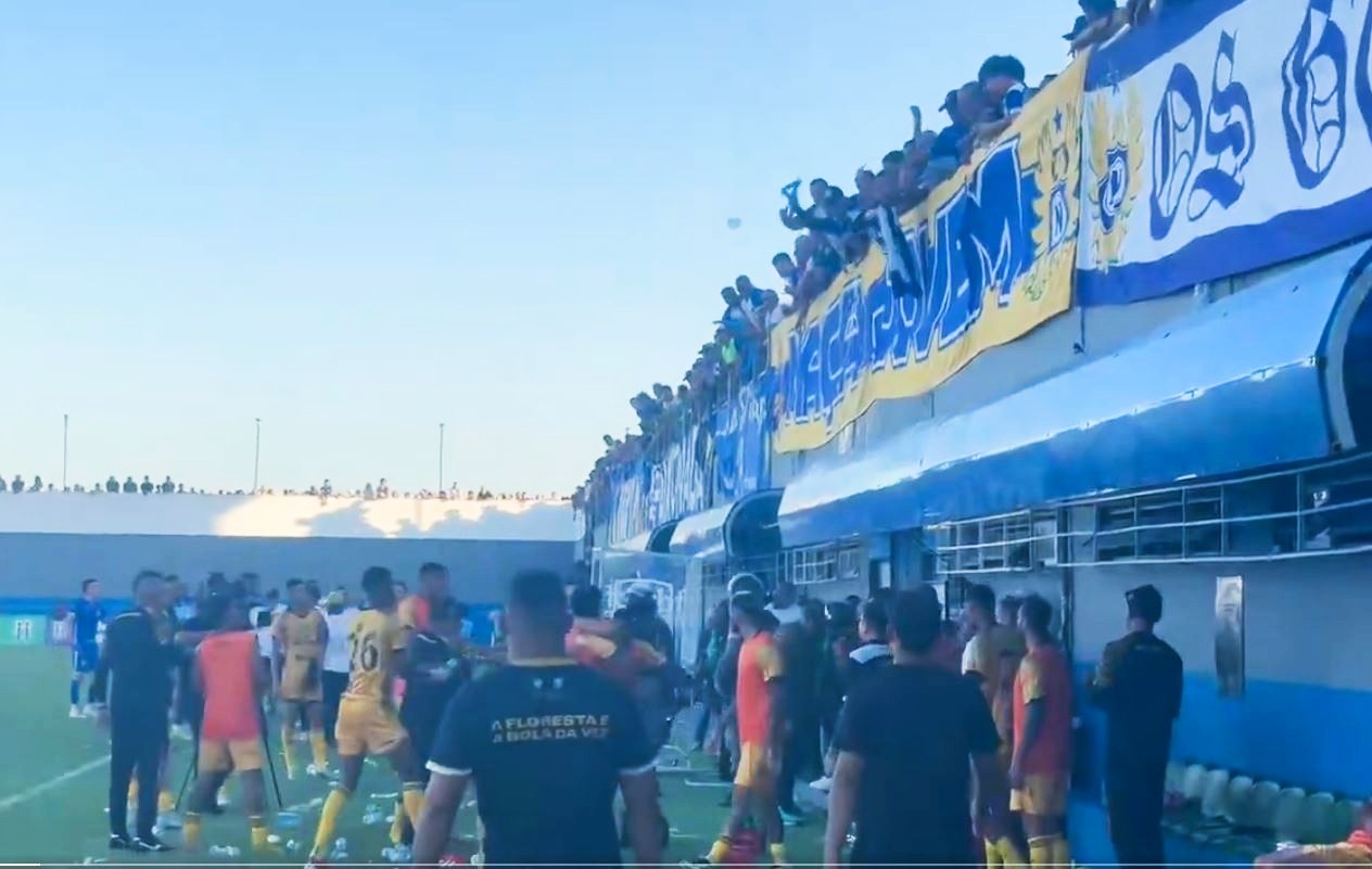 Confusão na final do Amazonense leva Nacional-AM e Amazonas a julgamento no TJD-AM