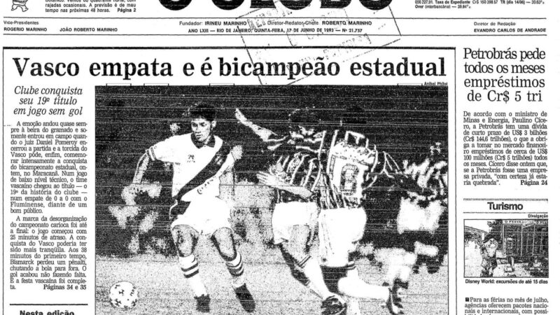 “Time da Virada”: conheça a história da música icônica do Vasco que surgiu em título sobre o Fluminense