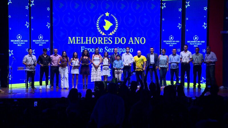 Atletas sergipanos de destaque em 2025 são homenageados no ‘Prêmio Melhores do Ano’