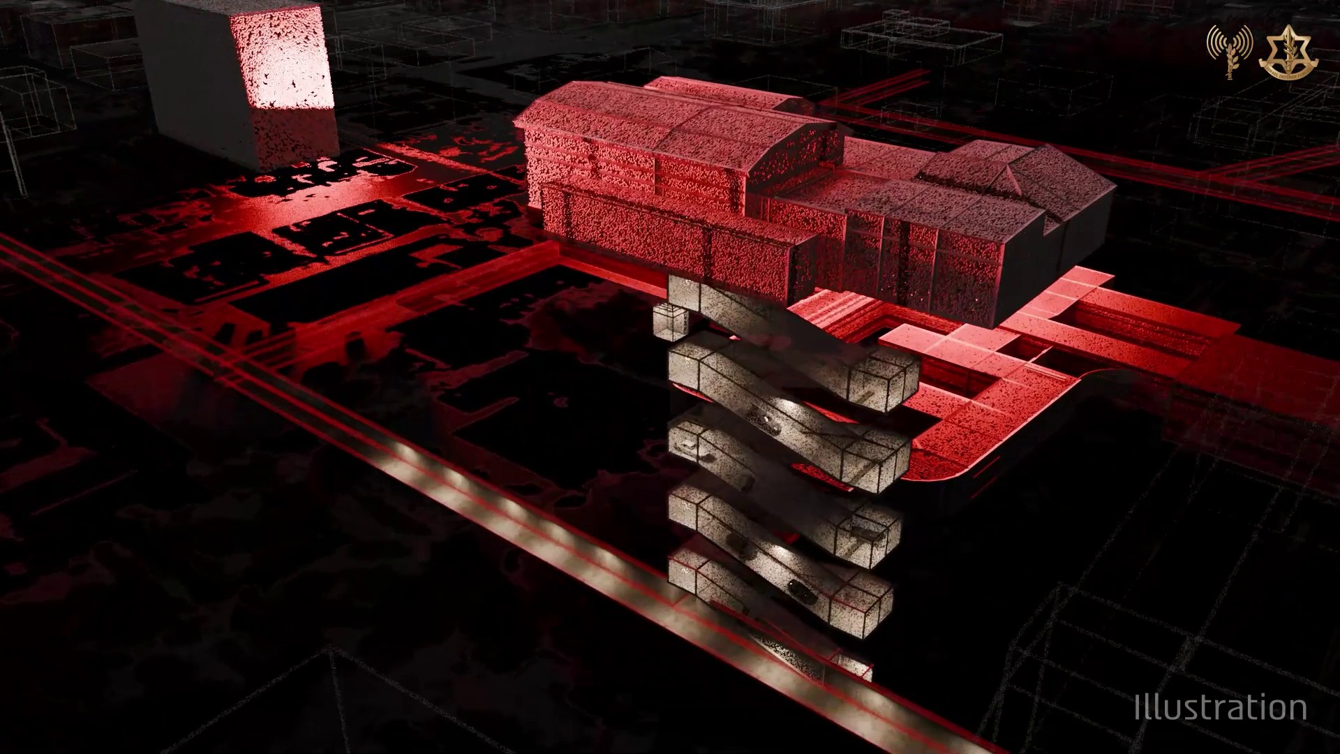 VÍDEO: Israel publica modelo 3D de suposto bunker do aiatolá Ali Khamenei em Teerã