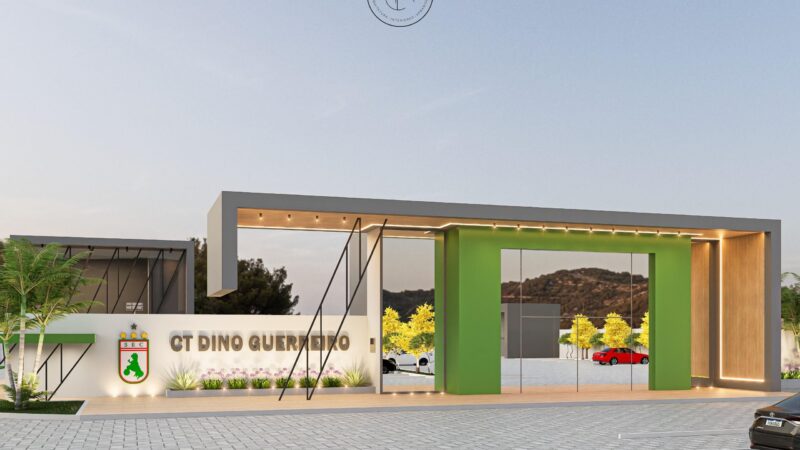 Sousa avança em construção do CT Dino Guerreiro e grama começa a ser plantada; veja vídeo