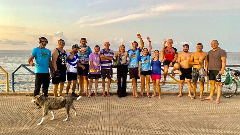 Participantes do grupo de Natação “Banco do Cachorro” lança campanha de doação de sangue em Santarém