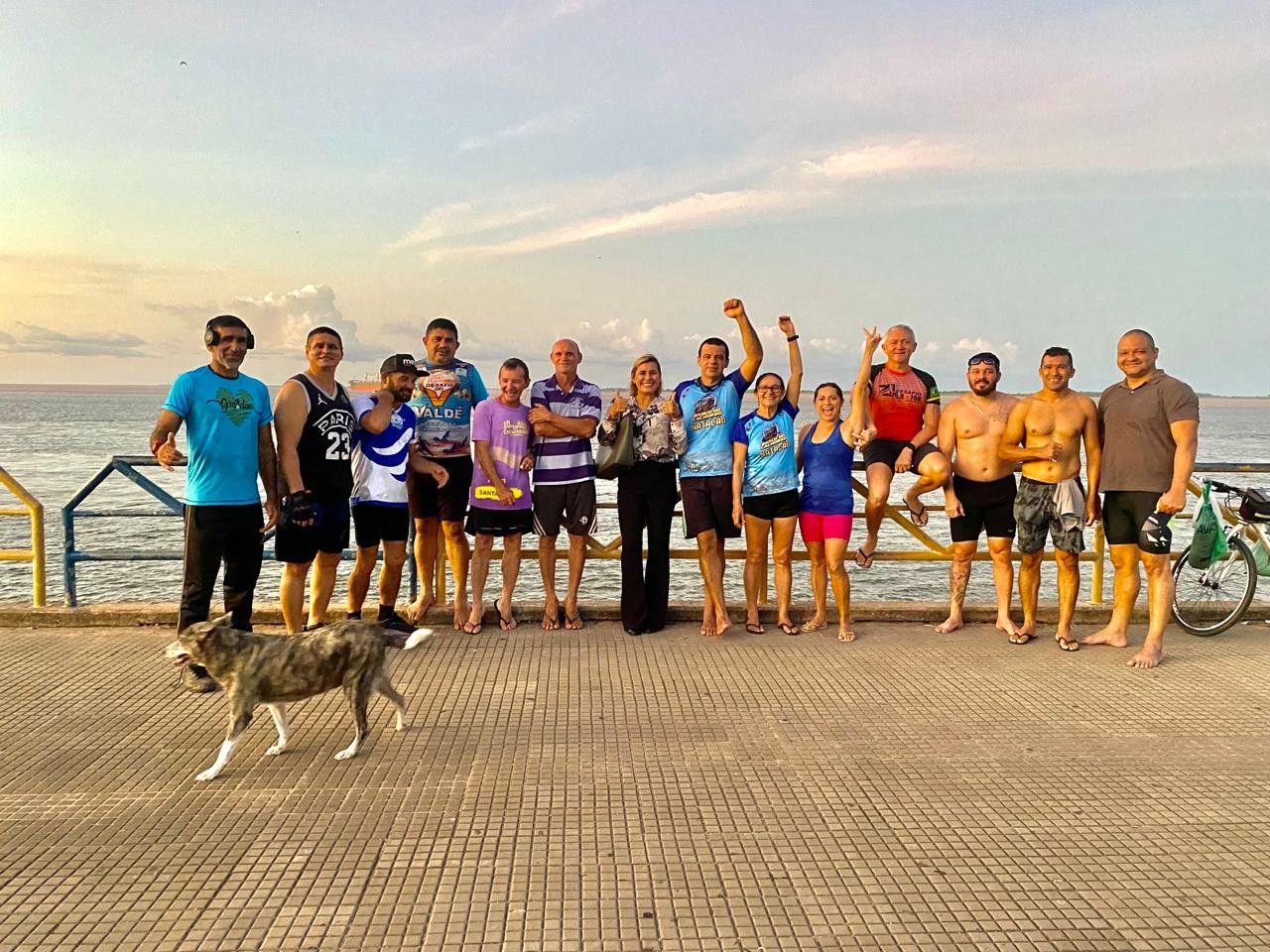 Participantes do grupo de Natação “Banco do Cachorro” lança campanha de doação de sangue em Santarém