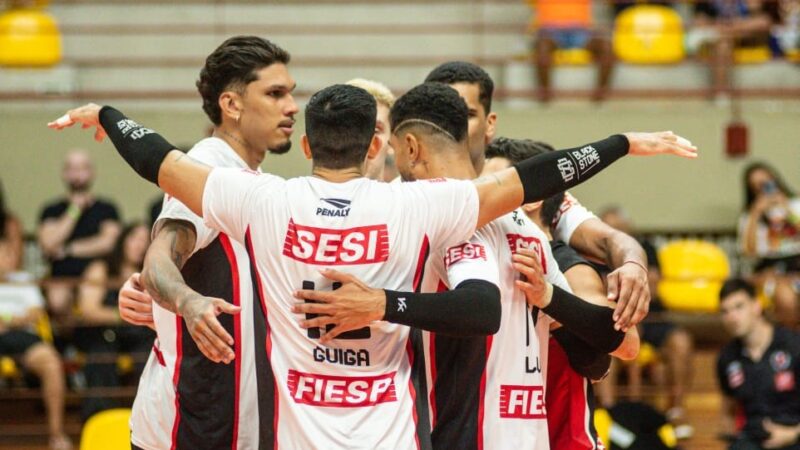 Sesi-Bauru faz confronto direto com o Monte Carmelo na Superliga Masculina