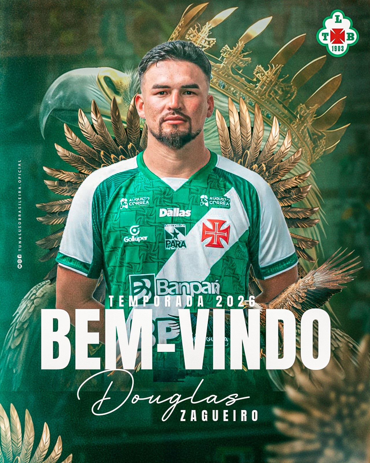 Tuna Luso Brasileira anuncia retorno de zagueiro e três caras novas