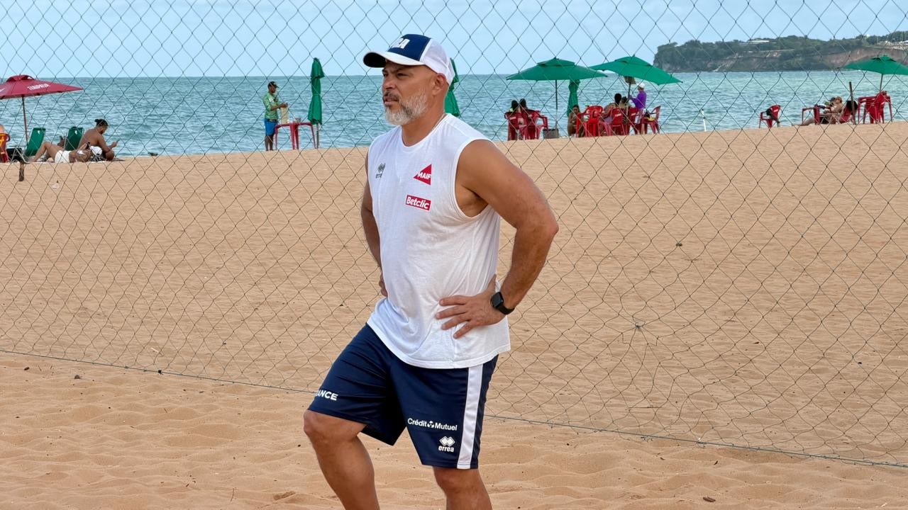 Seleção Francesa de vôlei de praia treina em João Pessoa de olho no Elite 16 do Circuito Mundial