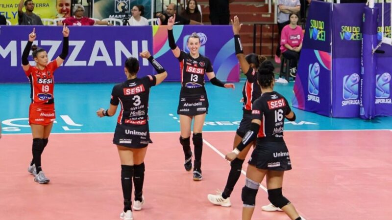 Sesi-Bauru recebe o Maringá em reta final de 1ª fase da Superliga Feminina