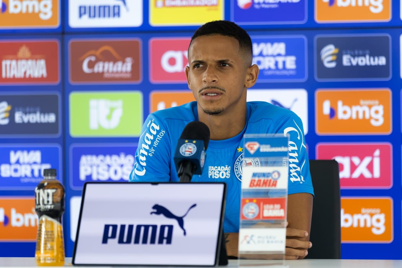 Juba vê Ba-Vis como cruciais para resgatar a torcida do Bahia após eliminação: “Força a mais”